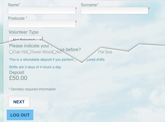 How to set a form
