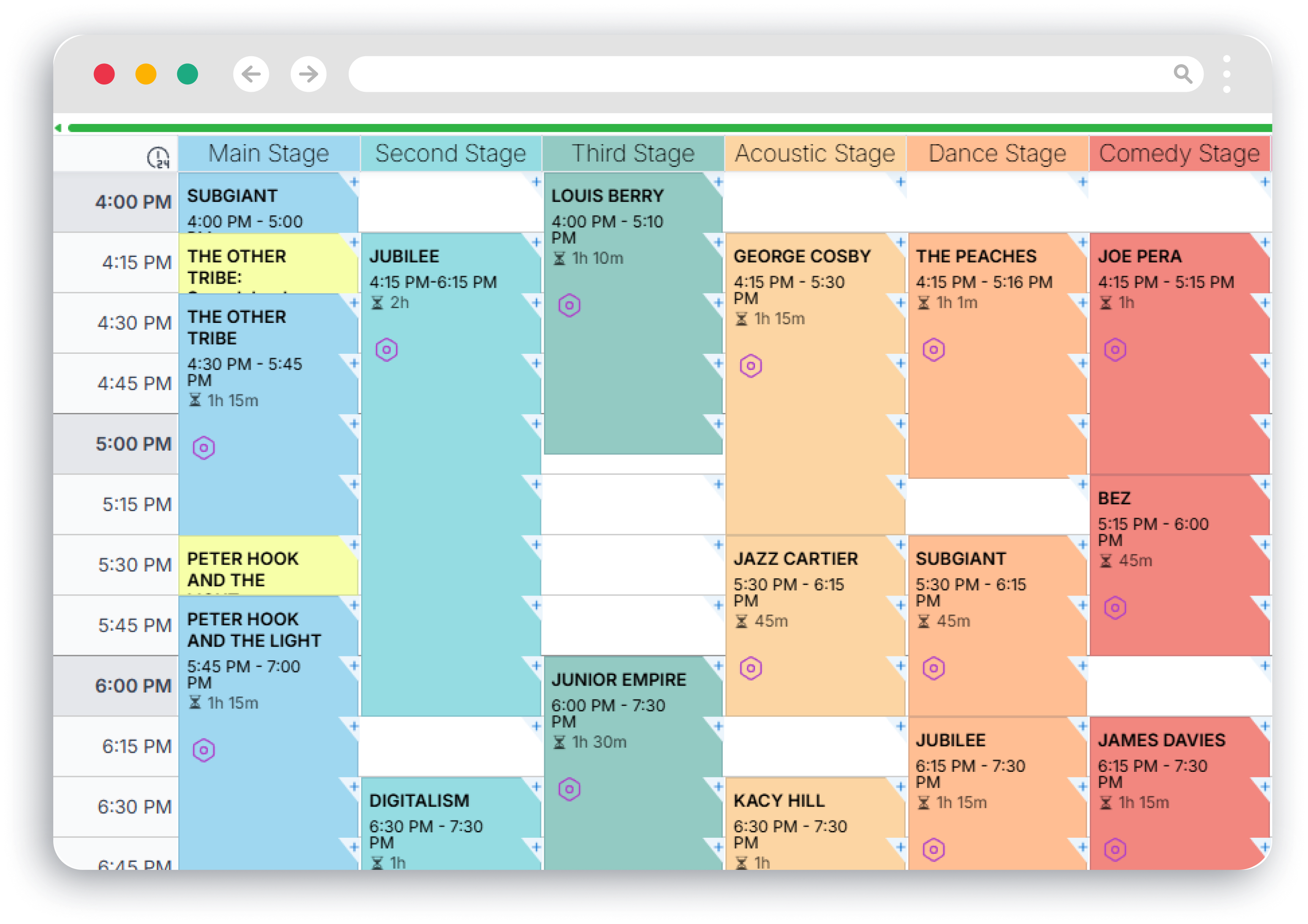 Artists, Speakers and Performers