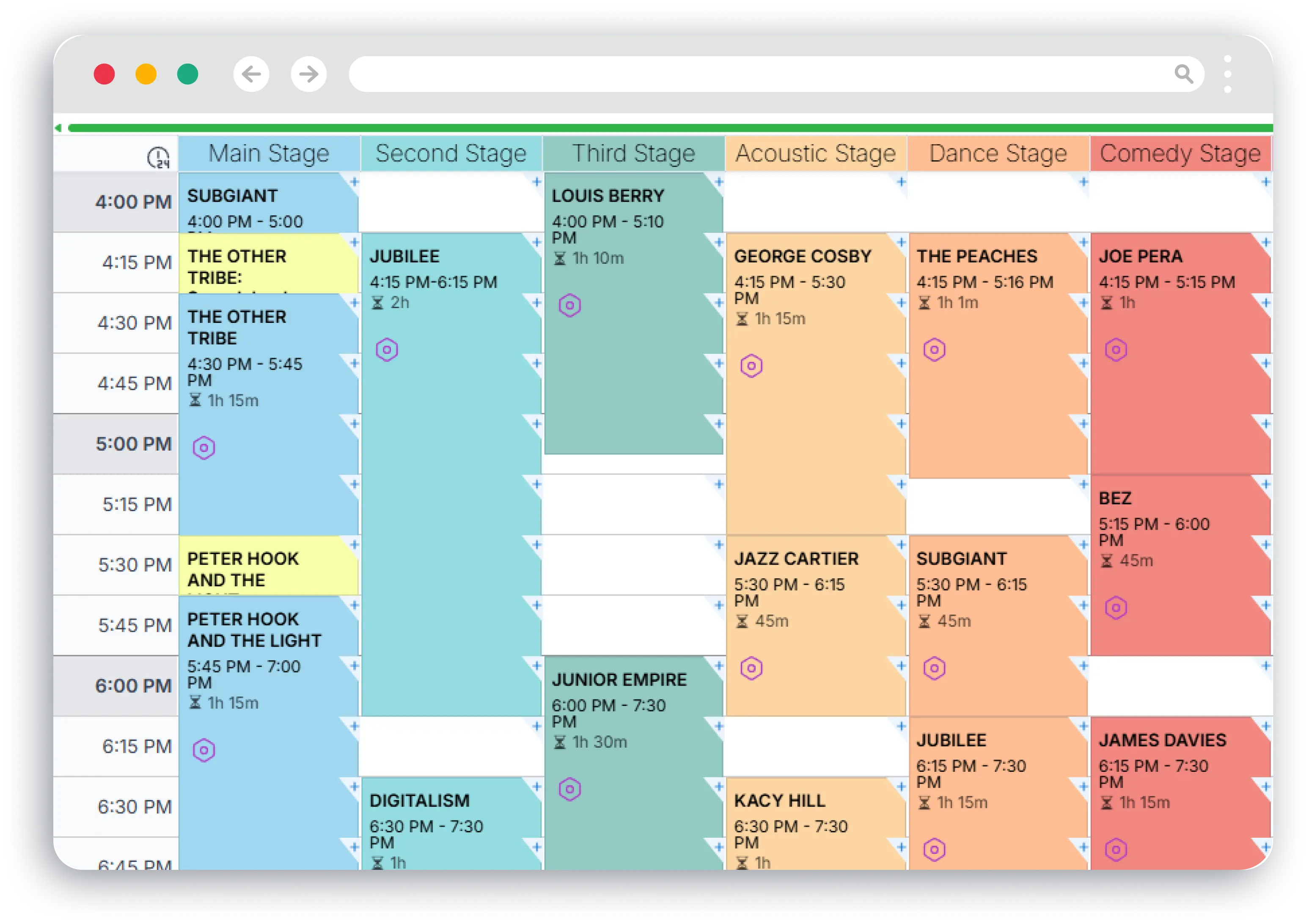 Artists, Speakers and Performers