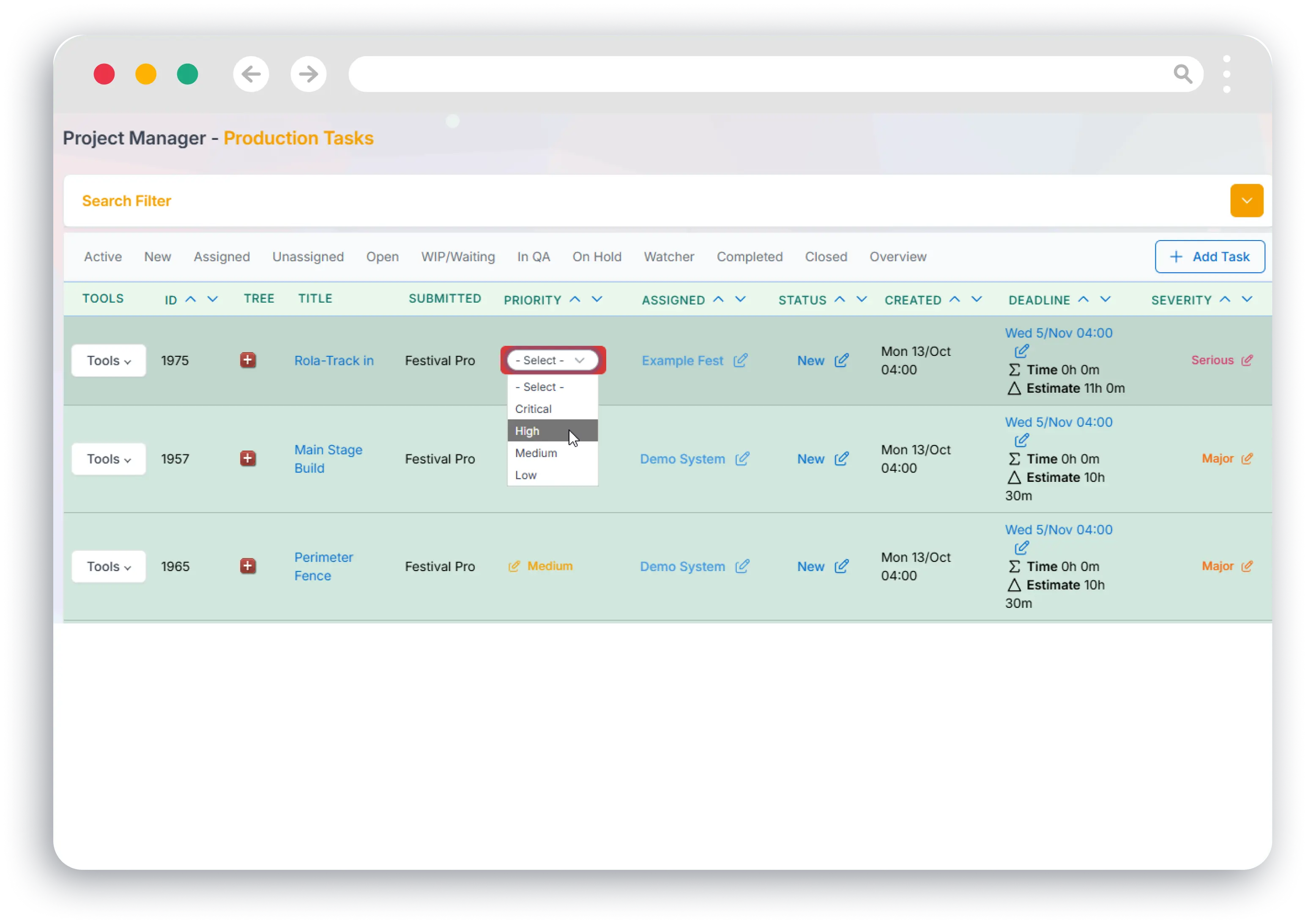 Flexible Editing and Reassignment