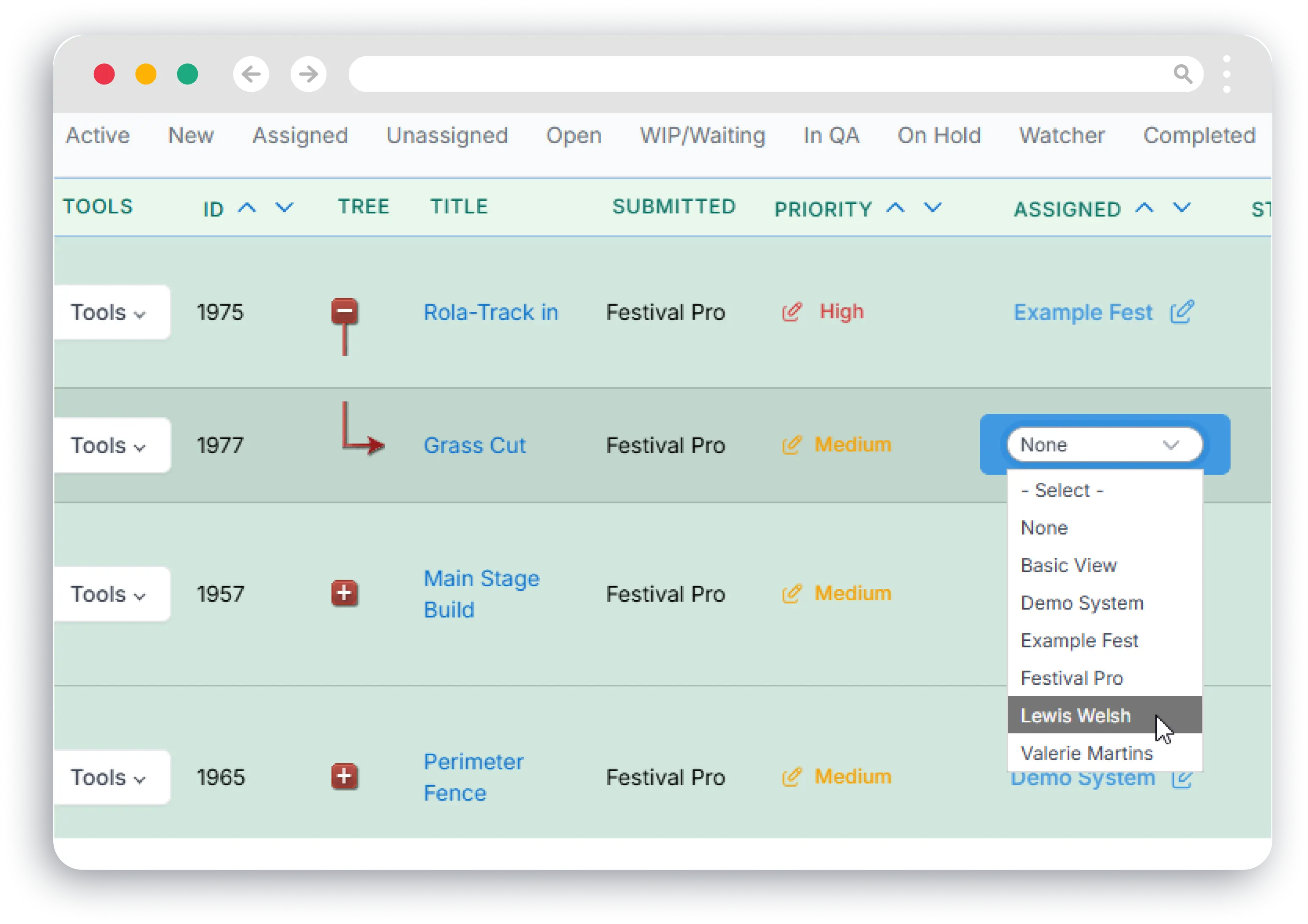 Adding and Assigning Tasks